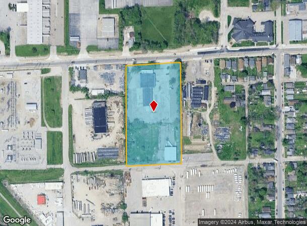  2501 W Morris St, Indianapolis, IN Parcel Map