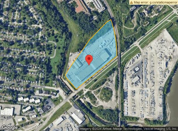  9215 Riverview Dr, Saint Louis, MO Parcel Map