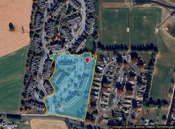 264 Fieldcrest Ln, Ephrata, PA Parcel Map