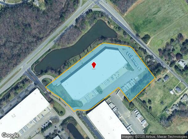  2400 Distribution Dr, Henrico, VA Parcel Map