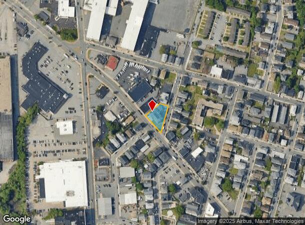  1058 Pleasant St, Fall River, MA Parcel Map