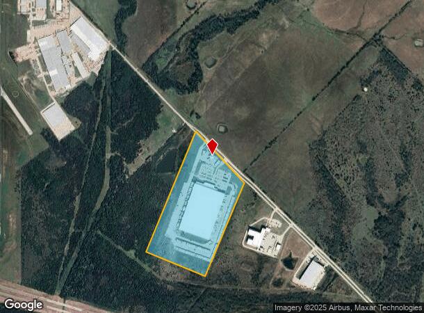 2350 Airport Rd, Terrell, TX Parcel Map