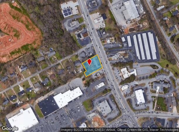 111 N Main St, Mauldin, SC Parcel Map