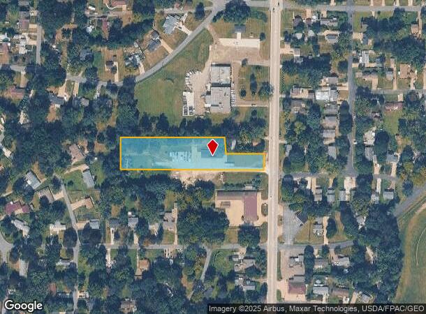  2934 S Main 2928 1/2 & 2934 Street St, Akron, OH Parcel Map