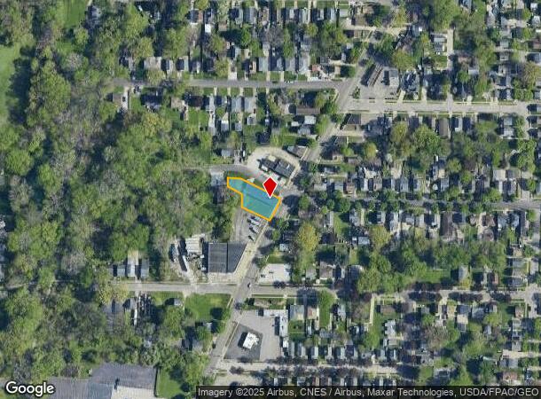  2268 East Ave, Akron, OH Parcel Map
