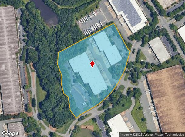  6701 Northpark Blvd, Charlotte, NC Parcel Map