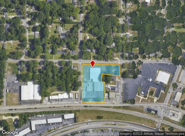  564 Main St, Forest Park, GA Parcel Map
