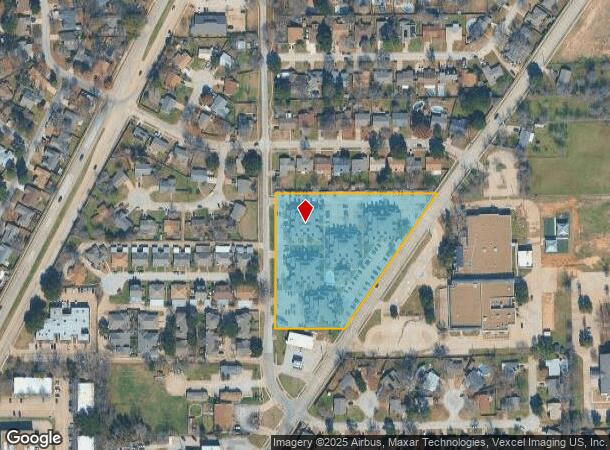 3808 Little Rd, Arlington, TX Parcel Map