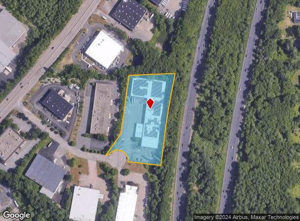  10 Merchant St, Sharon, MA Parcel Map