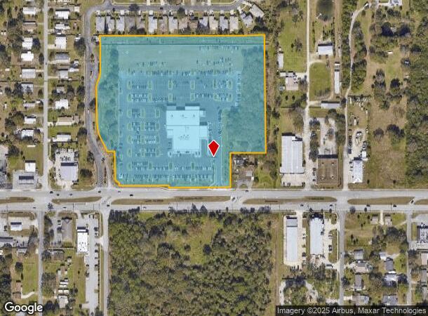  3890 W New Haven Ave, Melbourne, FL Parcel Map