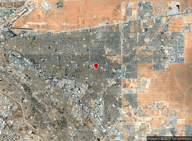  1341 N Zaragoza Rd, El Paso, TX Parcel Map