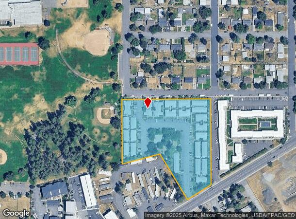 800 W 1St St, Cheney, WA Parcel Map