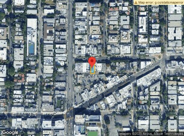  8472 Melrose Pl, West Hollywood, CA Parcel Map