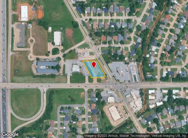  1301 N Broadway St, Moore, OK Parcel Map