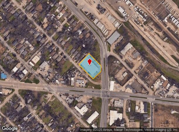  1602 Rowan Ave, Dallas, TX Parcel Map