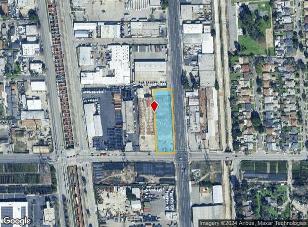  1515 S Santa Fe Ave, Compton, CA Parcel Map