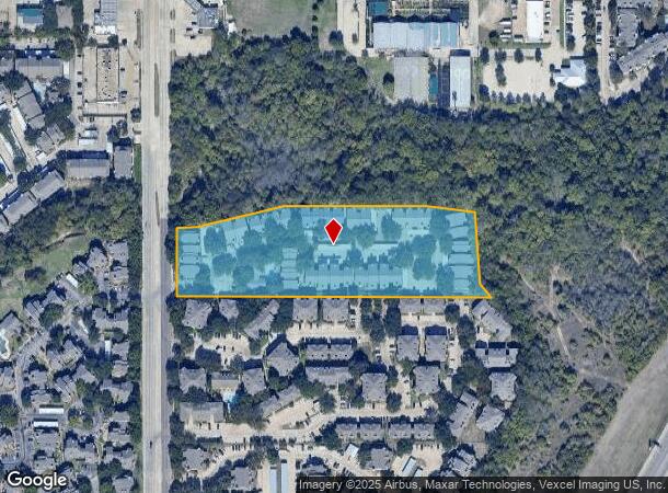  18950 Marsh Ln, Dallas, TX Parcel Map