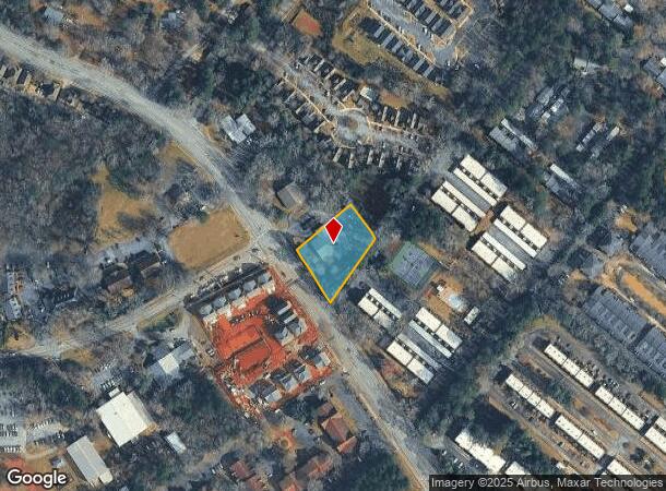  1555 Barnett Shoals Rd, Athens, GA Parcel Map