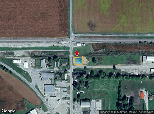  528 Curry Ave, Illiopolis, IL Parcel Map