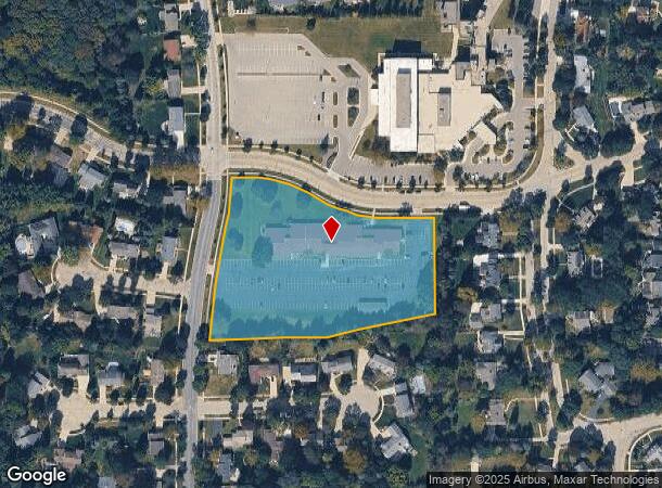 1201 Oak St, West Bend, WI Parcel Map