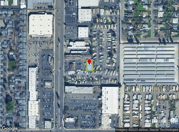  6508 N Blackstone Ave, Fresno, CA Parcel Map