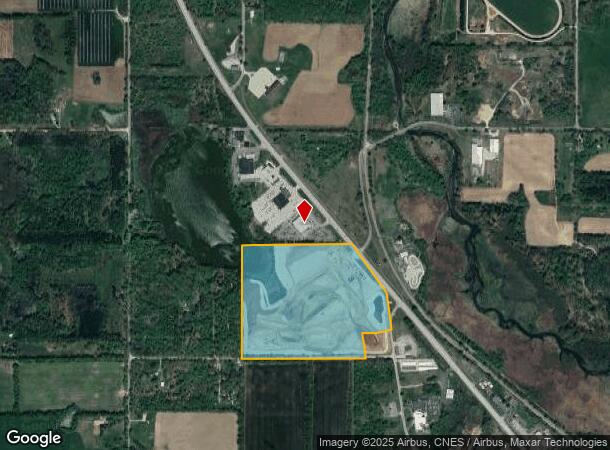  3600 W Carleton Rd, Hillsdale, MI Parcel Map