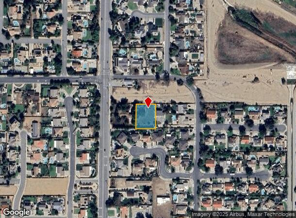  6129 Archibald Ave, Rancho Cucamonga, CA Parcel Map