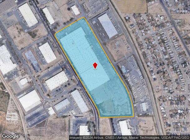  9600 Pan American Dr, El Paso, TX Parcel Map