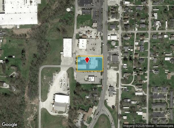  602 W Broadway St, Loogootee, IN Parcel Map