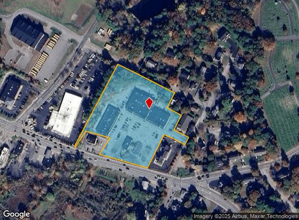  351 W Central St, Franklin, MA Parcel Map