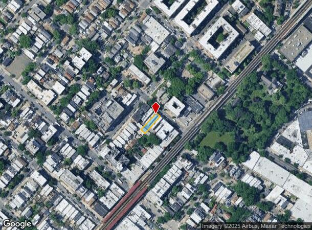  1419 Rowland St, Bronx, NY Parcel Map