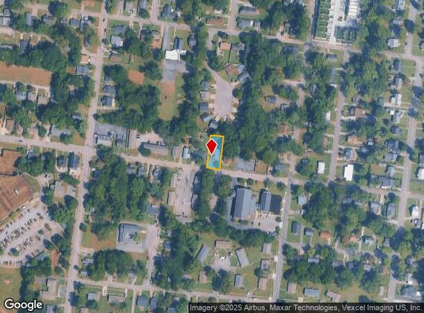  725 E Castle St, Murfreesboro, TN Parcel Map