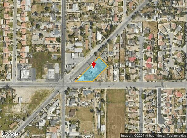 15542 San Bernardino Ave, Fontana, CA Parcel Map