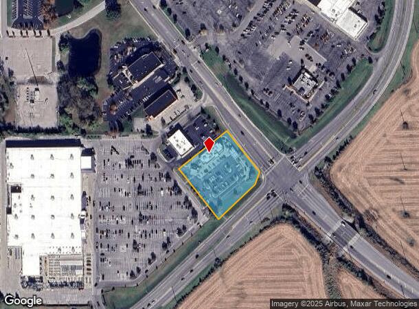 1250 N National Rd, Columbus, IN Parcel Map