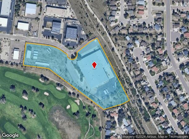  6275 Lake Shore Ct, Colorado Springs, CO Parcel Map