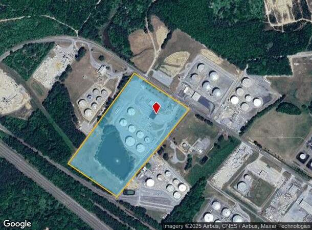  2555 W Oak St, Selma, NC Parcel Map