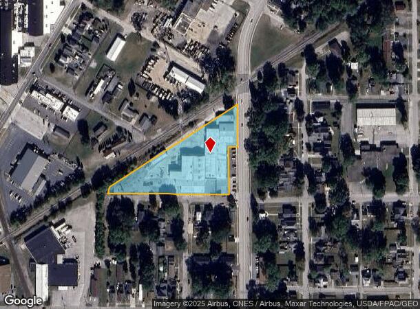 616 N Blanchard St, Findlay, OH Parcel Map