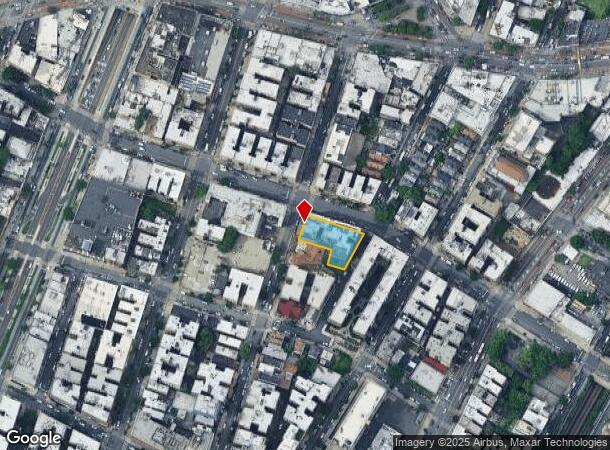 2454 Tiebout Ave, Bronx, NY Parcel Map