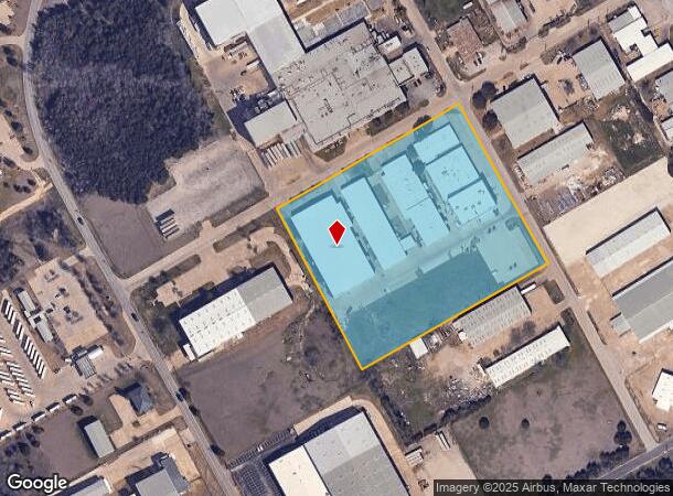  601 Airport Dr, Mansfield, TX Parcel Map