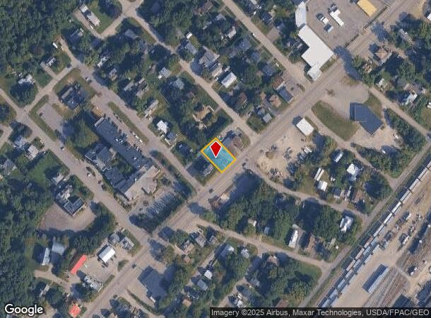  162 College Ave, Waterville, ME Parcel Map