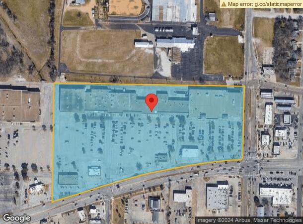  514 W University Dr, Denton, TX Parcel Map