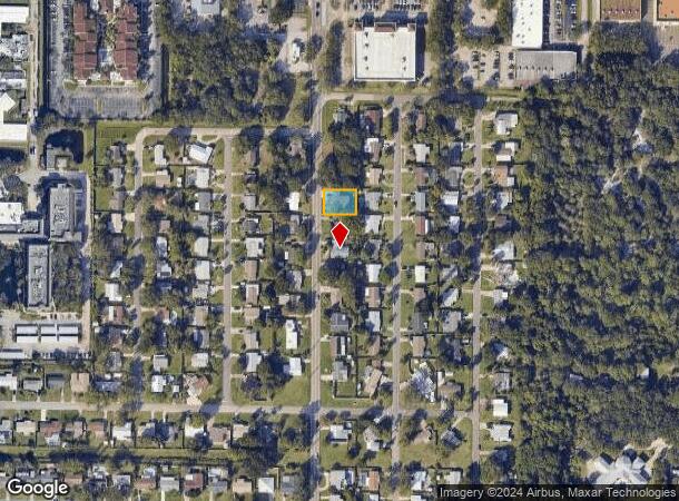  124 Hollywood Blvd, Melbourne, FL Parcel Map