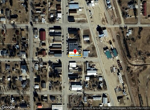 504 Main St, Edgeley, ND Parcel Map