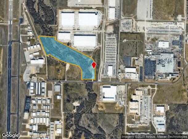  3820 Airport Rd, Denton, TX Parcel Map