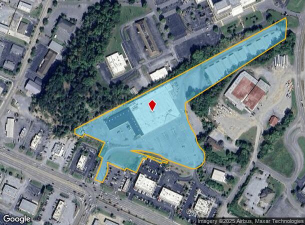 1664 E Stone Dr, Kingsport, TN Parcel Map