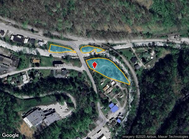 Pond Fk Rd, Van, WV Parcel Map