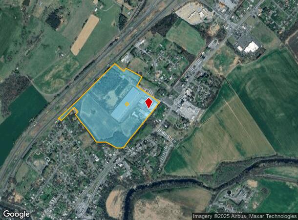  250 Valley Rd, Mount Jackson, VA Parcel Map