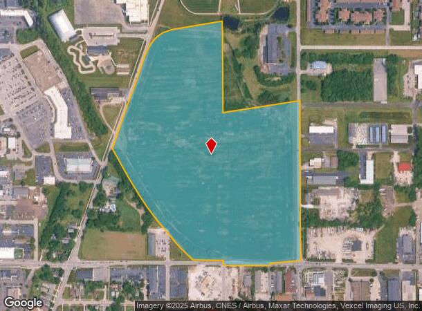  1106 Merrillville Rd, Crown Point, IN Parcel Map