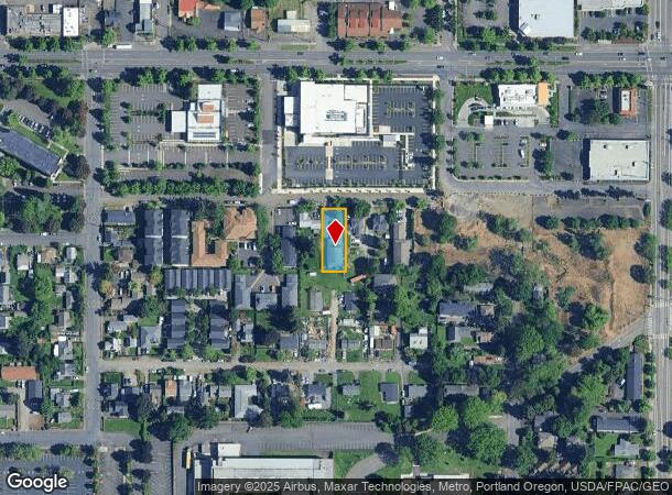 8826 Se Lafayette St, Portland, OR Parcel Map