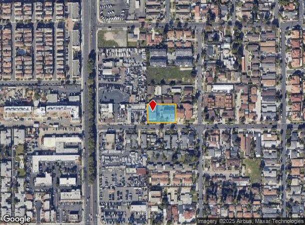  3625 W 11Th St, Santa Ana, CA Parcel Map